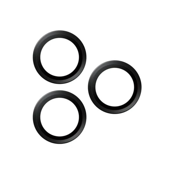 PanzerGlass Kameraprotektor Hoops Optic Rings für das Apple iPhone 17 Pro / Apple iPhone 17 Pro Max - Schwarz