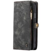 CaseMe Luxuriöse 2-in-1-Portemonnaie-Klapphülle Leder Schwarz iPhone 11