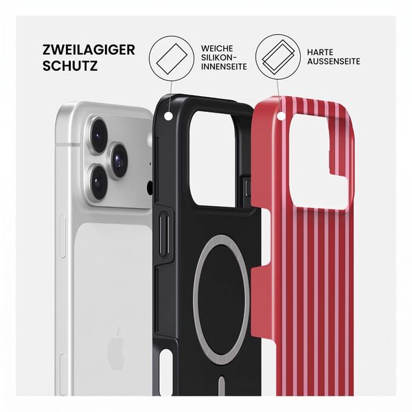 Burga Tough Back Cover MagSafe Apple iPhone 18 Pro - Strawberry Jam