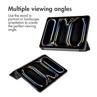 imoshion Trifold Klapphülle Apple iPad Pro 13 (2025) M5 / (2024) M4 - Schwarz