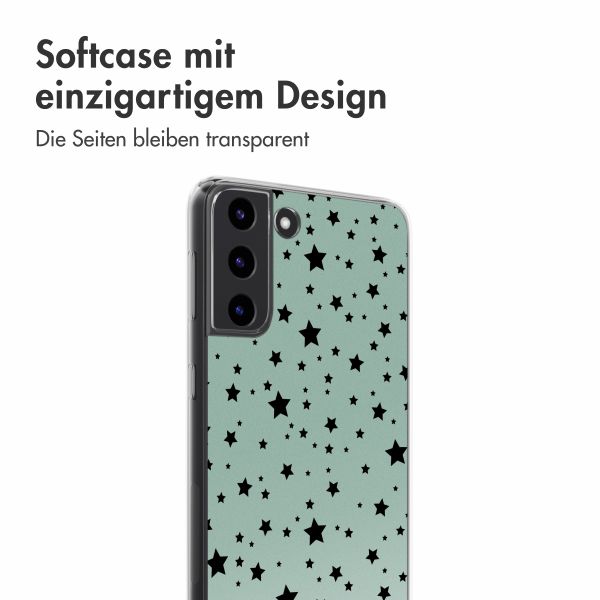 imoshion Design Hülle Samsung Galaxy S22 - Stars Mint