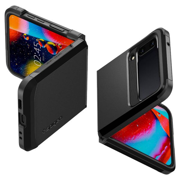 Spigen Tough Armor™ Case für das Samsung Galaxy Flip 4 - Schwarz