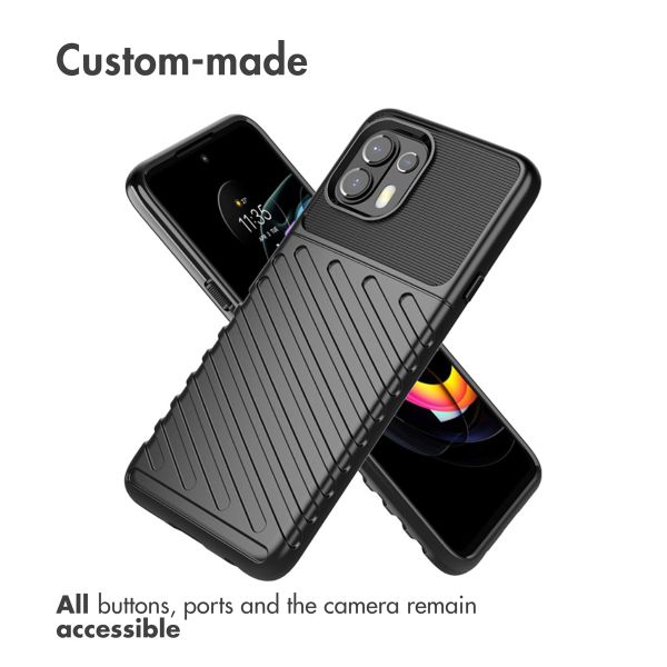 imoshion Thunder Backcover für das Motorola Edge 20 Lite - Schwarz