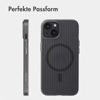 Accezz Lite Backcover mit MagSafe | Fluted | Apple iPhone 14 - Grau