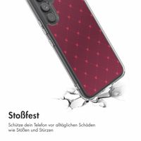 imoshion Design Hülle Samsung Galaxy A54 (5G) - Crush Check Coral Dust