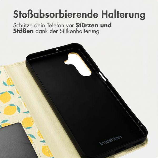imoshion Design Klapphülle Samsung Galaxy A16 - Sunny Yellow Petite Flowers