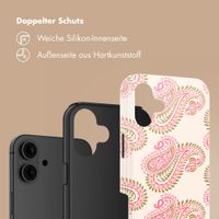 Selencia Vivid Back Cover Apple iPhone 16 - Paisley Blush