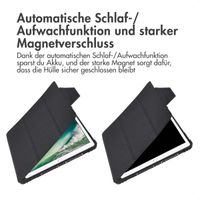 Accezz Rugged Trifold Klapphülle Apple iPad 6 (2018) 9.7 Zoll / iPad 5 (2017) 9.7 Zoll / Air 2 (2014)/Air 1 (2013) - Schwarz