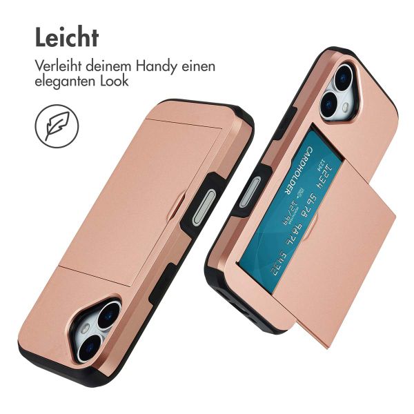 imoshion Backcover mit Kartenfach Apple iPhone 17 - Rosé gold