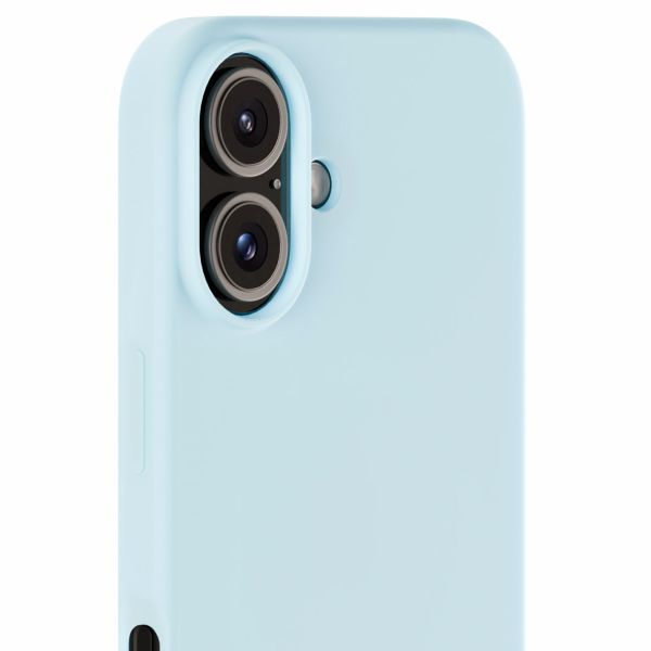 Holdit Silicone Case für das iPhone 16 - Mineral Blue