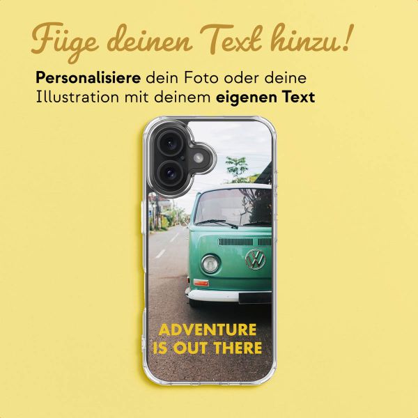 Gestalte deine eigene MagSafe Clear Case Apple iPhone 16 - Transparent