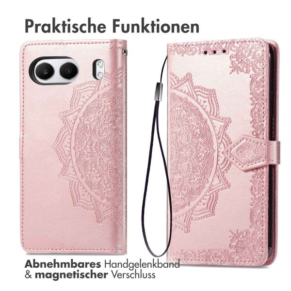 imoshion Mandala Klapphülle OnePlus Nord 4 - Rosé gold