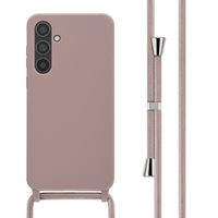 imoshion SilikonHülle mit Band Samsung Galaxy A35 - Sand Pink