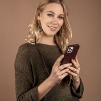 Selencia Aina ﻿Hülle aus Schlangenleder mit Band Apple iPhone 12 Mini