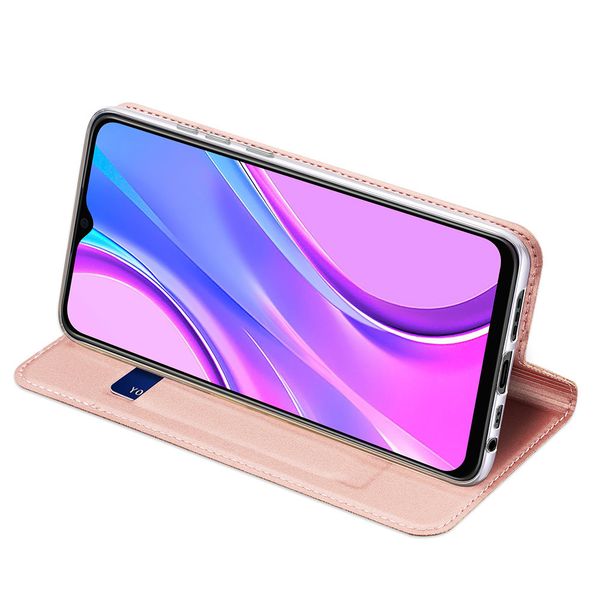 Dux Ducis Slim TPU Klapphülle für Xiaomi Redmi 9 - Rose Gold