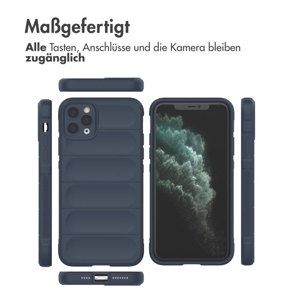 imoshion EasyGrip Back Cover für das iPhone 11 Pro Max - Dunkelblau