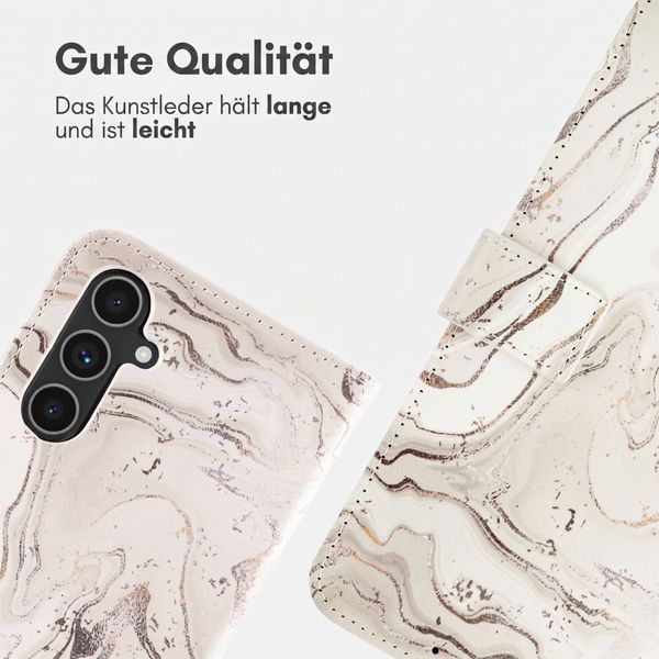 imoshion Design Klapphülle Samsung Galaxy A54 (5G) - Sandy Marble