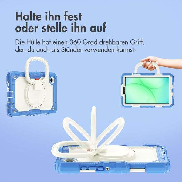 imoshion Rugged Kindersicher Schutzhülle Samsung Galaxy Tab A11 Plus / A9 Plus - Blau