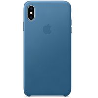 Apple Leder-Case Blau für das iPhone Xs Max