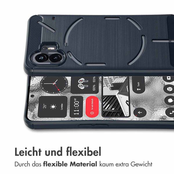 imoshion Brushed Back Cover für das Nothing Phone (2) - Dunkelblau