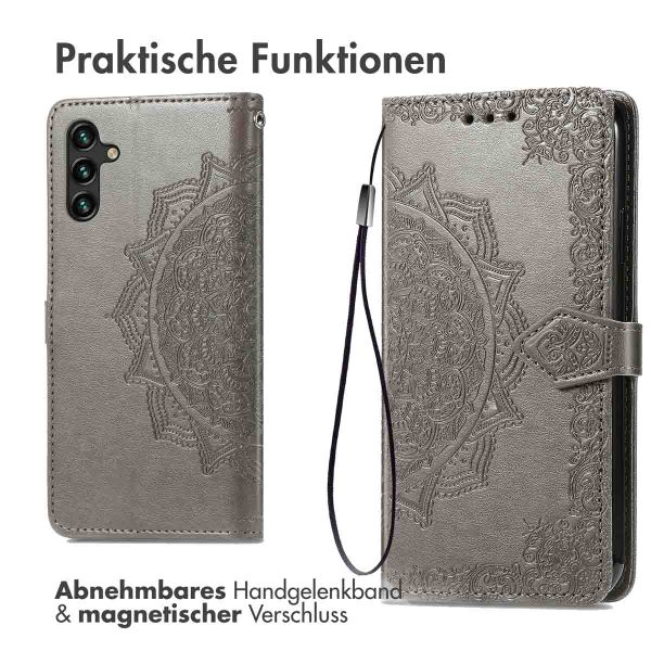 imoshion Mandala Klapphülle Samsung Galaxy A25 (5G) - Grau