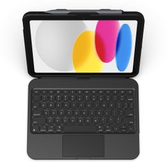 ZAGG ZAGG Tough Keys QWERTZ Keyboard Klapphülle für das Apple iPad 11 (2025) 11 Zoll A16  / iPad 10 (2022) 10.9 Zoll - Schwarz