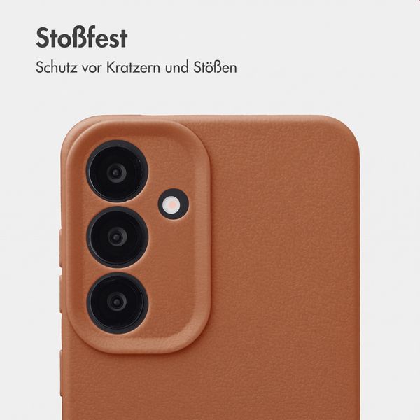 imoshion Texture Backcover Samsung Galaxy S25 - Braun