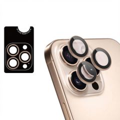imoshion 2er-Pack Objektivschutz für Kamera für das Apple iPhone 16 Pro / 16 Pro Max - Desert / Titanium