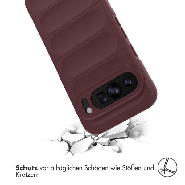 imoshion EasyGrip Back Cover für das Google Pixel 9 / 9 Pro - Aubergine