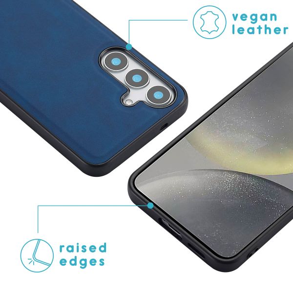 imoshion Entfernbare 2-1 Luxus Klapphülle Samsung Galaxy S25 - Blau