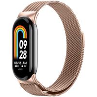 imoshion Mailändische Magnetarmband für das Xiaomi Smart Band 8 / 9 - Rose Gold