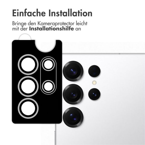 imoshion 2er-Pack Objektivschutz für Kamera für das Samsung Galaxy S25 Ultra - Titanium Whitesilver