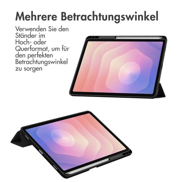 imoshion Trifold Hardcase Klapphülle Samsung Galaxy Tab S11 - Schwarz