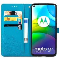 imoshion Mandala Klapphülle Motorola Moto G9 Power - Türkis