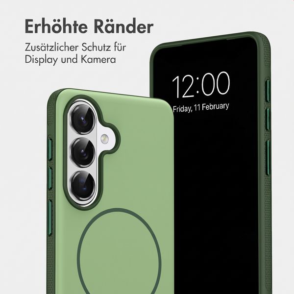 imoshion Color Backcover mit Thin MagSafe Ring Samsung Galaxy S26 - Dunkelgrün
