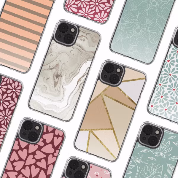 imoshion Design Hülle Apple iPhone 14 - Sandy Marble