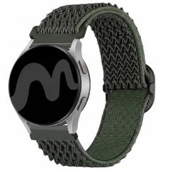 imoshion Elastisches Nylonarmband -   Universelle 20 mm Anschluss - Dunkelgrün