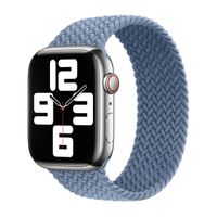 Apple 4 Pack Geflochtenes Solo Loop für Apple Watch | 44/45/46/49 mm - Größe 9 - (PRODUCT)RED / Beige / Slate Blue / Maize
