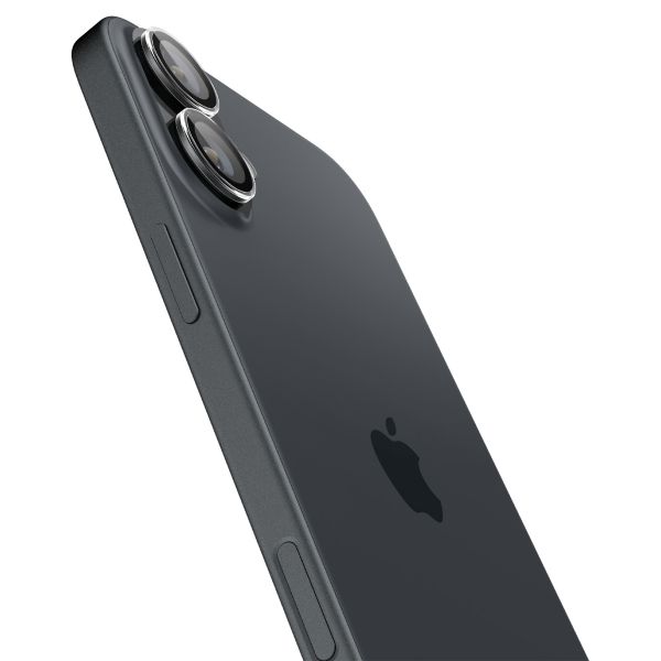 Spigen GLAStR EZ Fit Optik Pro Kameraschutz 2er-Pack für Apple iPhone 16 / 16 Plus - Schwarz