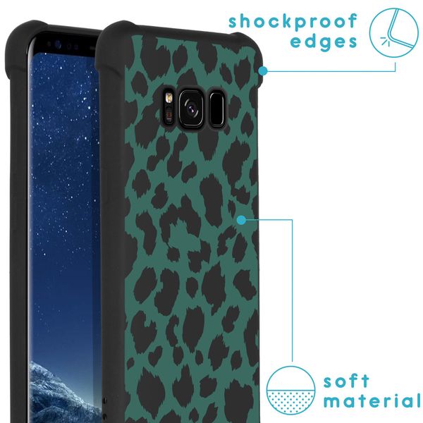 imoshion Design Hülle mit Band für das Samsung Galaxy S8 - Panther Illustration