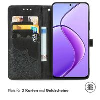 imoshion Mandala Klapphülle für das Oppo Reno 12F 5G - Schwarz