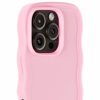 Holdit Wavy Case für das iPhone 16 Pro Max - Pink