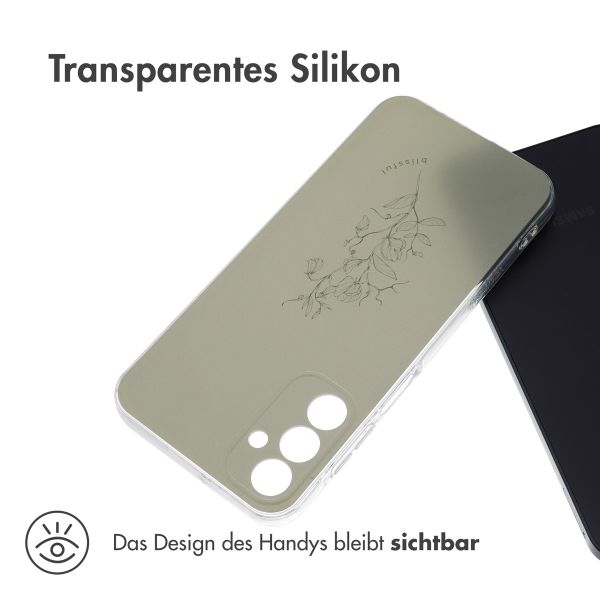 imoshion Design Hülle Samsung Galaxy A15 (5G/4G) - Floral Green