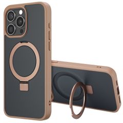 Accezz Ring Stand Backcover mit MagSafe für das iPhone 15 Pro Max - Brown