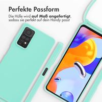 imoshion SilikonHülle mit Band Xiaomi Redmi Note 11 Pro - Mintgrün
