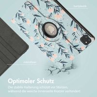 imoshion 360° drehbare Design Klapphülle Apple iPad Pro 11 (2024) M4 - Flowers
