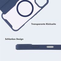 imoshion Transparente Bookcase mit MagSafe Apple iPhone 16 - Blau