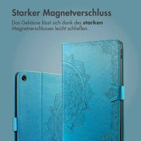 imoshion Mandala Klapphülle Samsung Galaxy Tab A9 Plus - Türkis