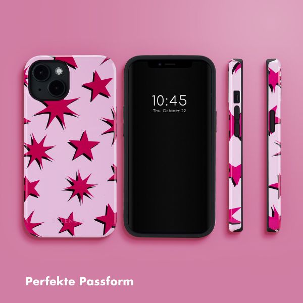 Selencia Vivid Rückabdeckung mit MagSafe Apple iPhone 14 - Stars Rubine Red Light Pink