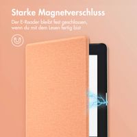 imoshion Canvas Sleepcover Klapphülle Tolino Page 2 - Peach